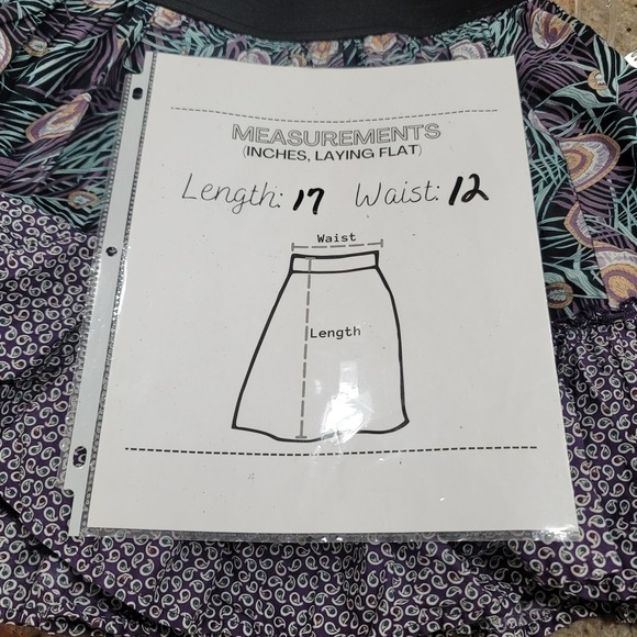 Xhilaration Women M Tiered 100%Cotton Prairie Cottagecore Boho Y2K Mini Skirt - Picture 5 of 6